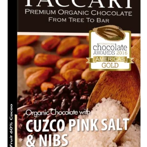 Sal Rosada y Nibs 60% Cacao